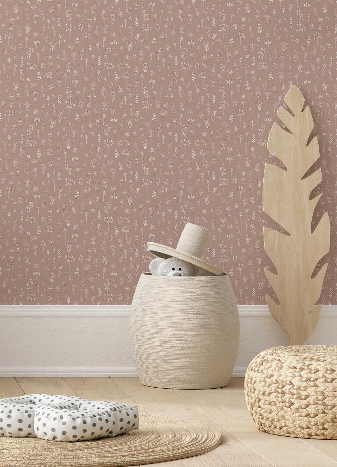 Fable Tatula Floral Wallpaper