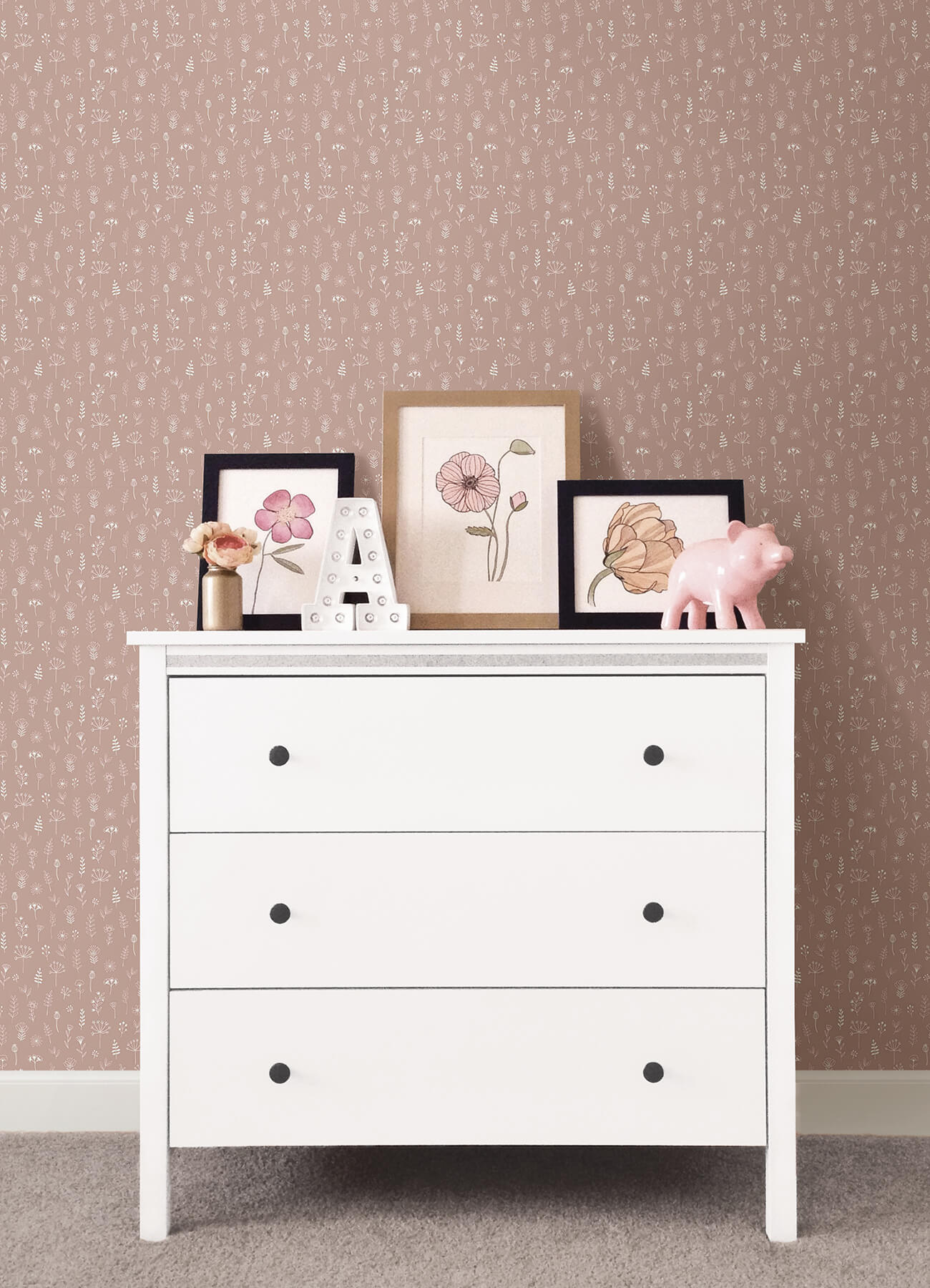 Fable Tatula Floral Wallpaper