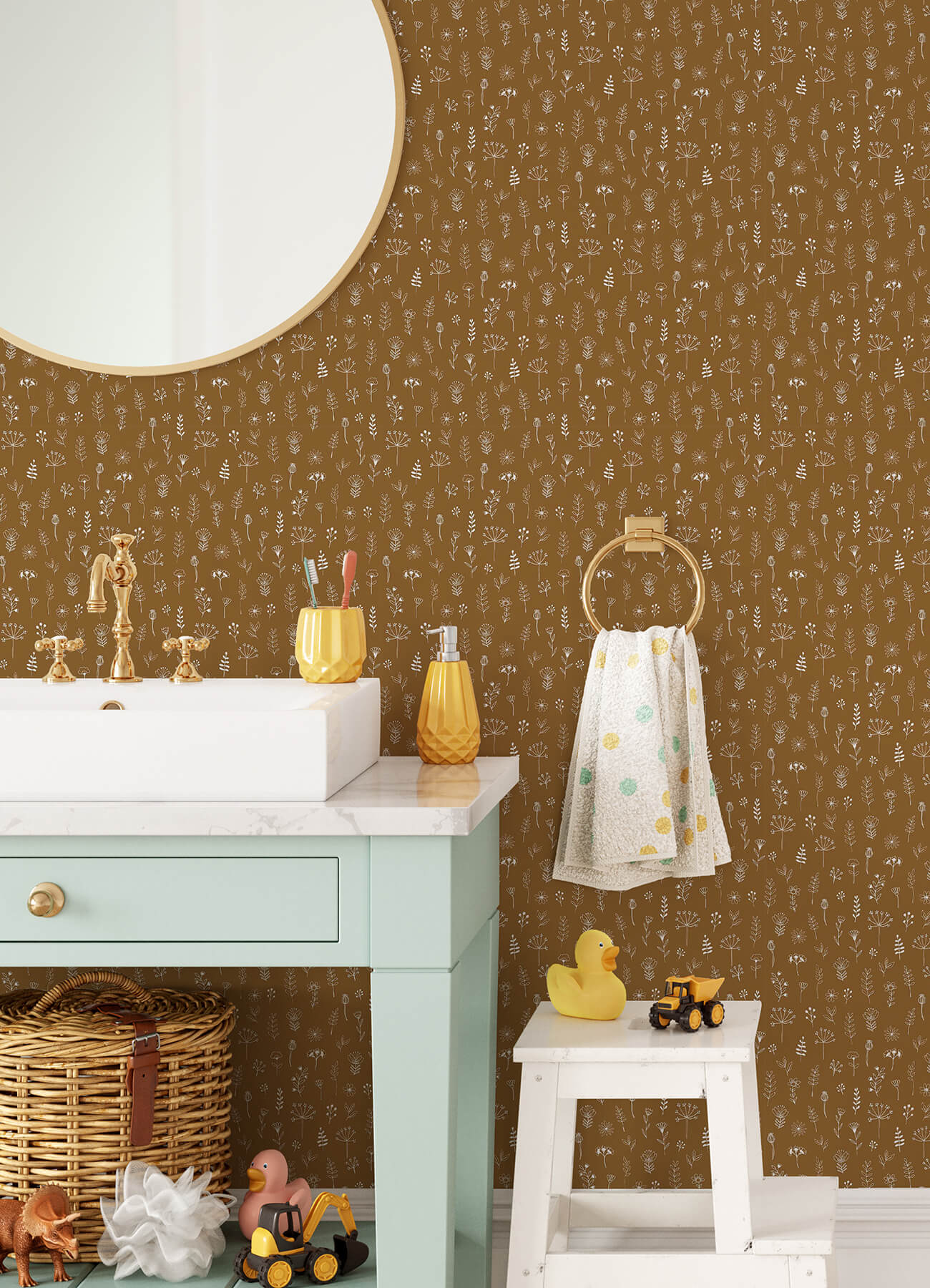 Fable Tatula Floral Wallpaper