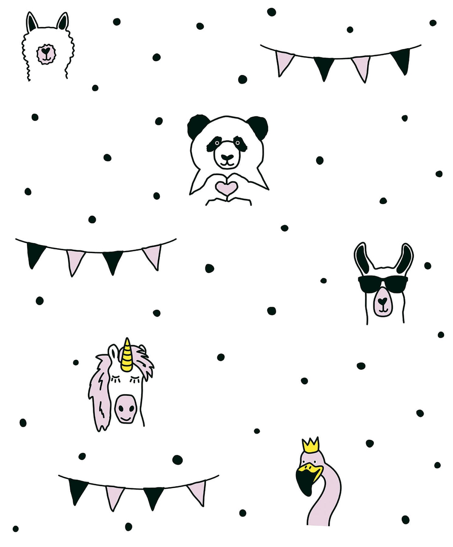 Fable Orlow Llama Wallpaper