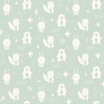 Fable Bitsy Woodland Wallpaper