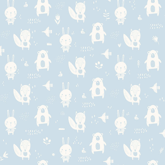 Fable Bitsy Woodland Wallpaper