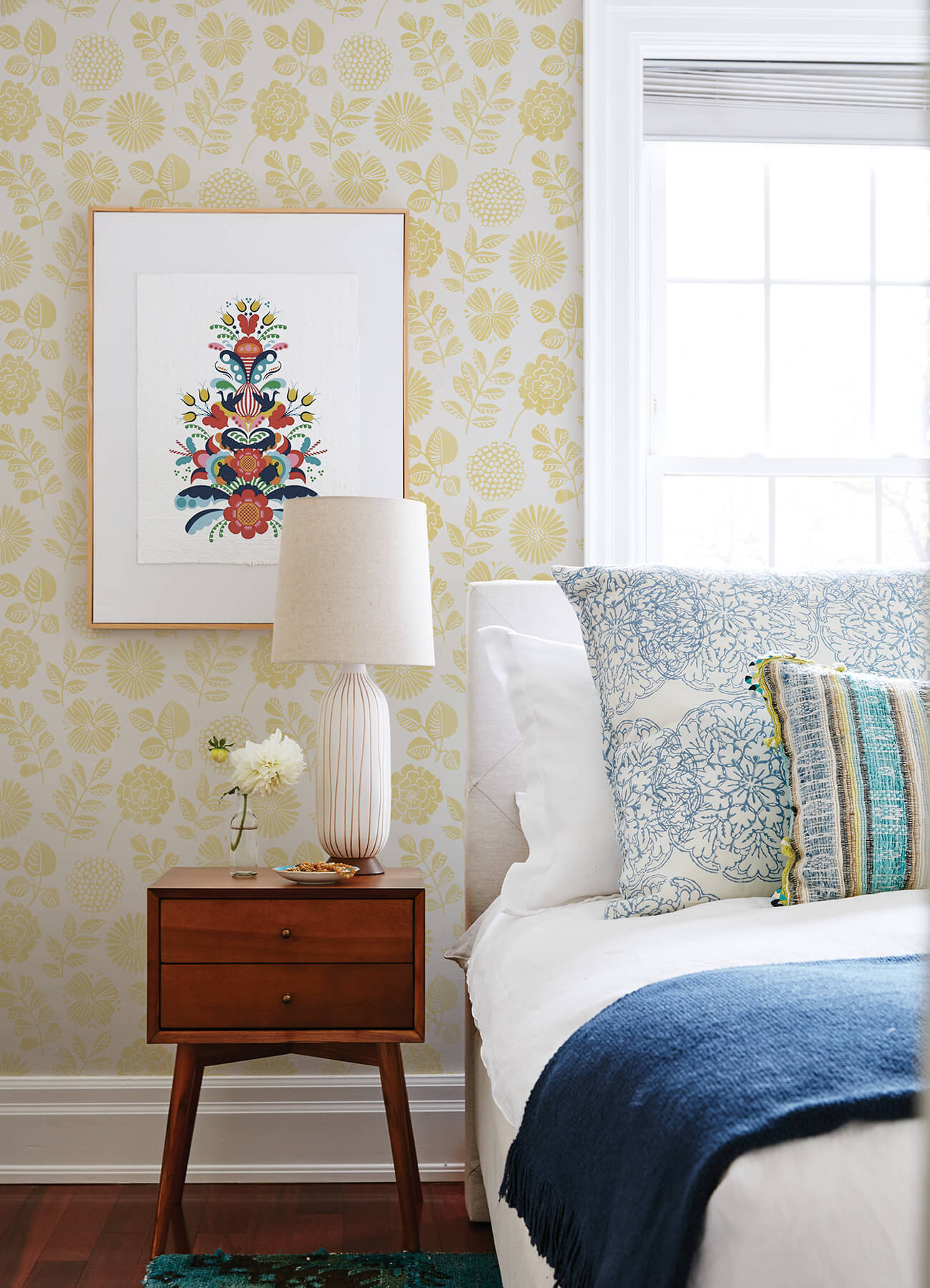 Hannah Inge Floral Print Wallpaper