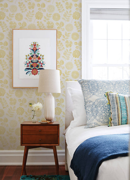Hannah Inge Floral Print Wallpaper