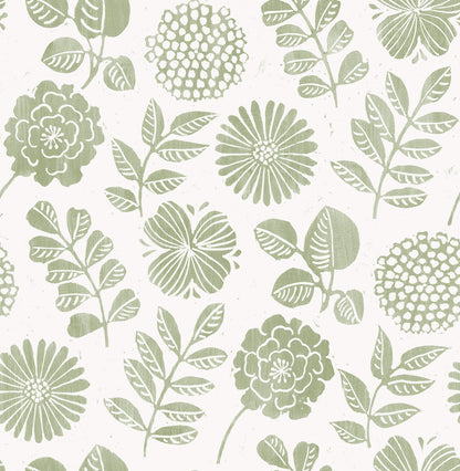 Hannah Inge Floral Print Wallpaper