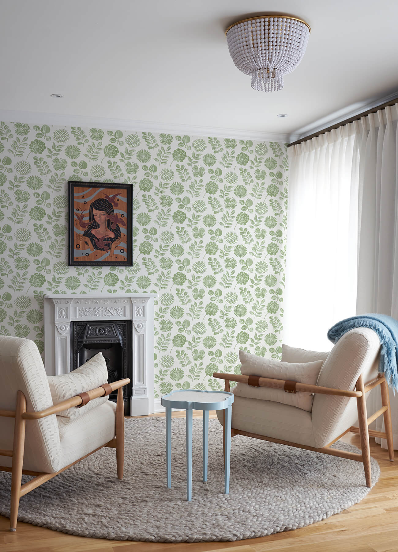 Hannah Inge Floral Print Wallpaper