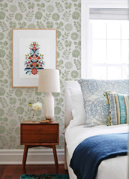 Hannah Inge Floral Print Wallpaper