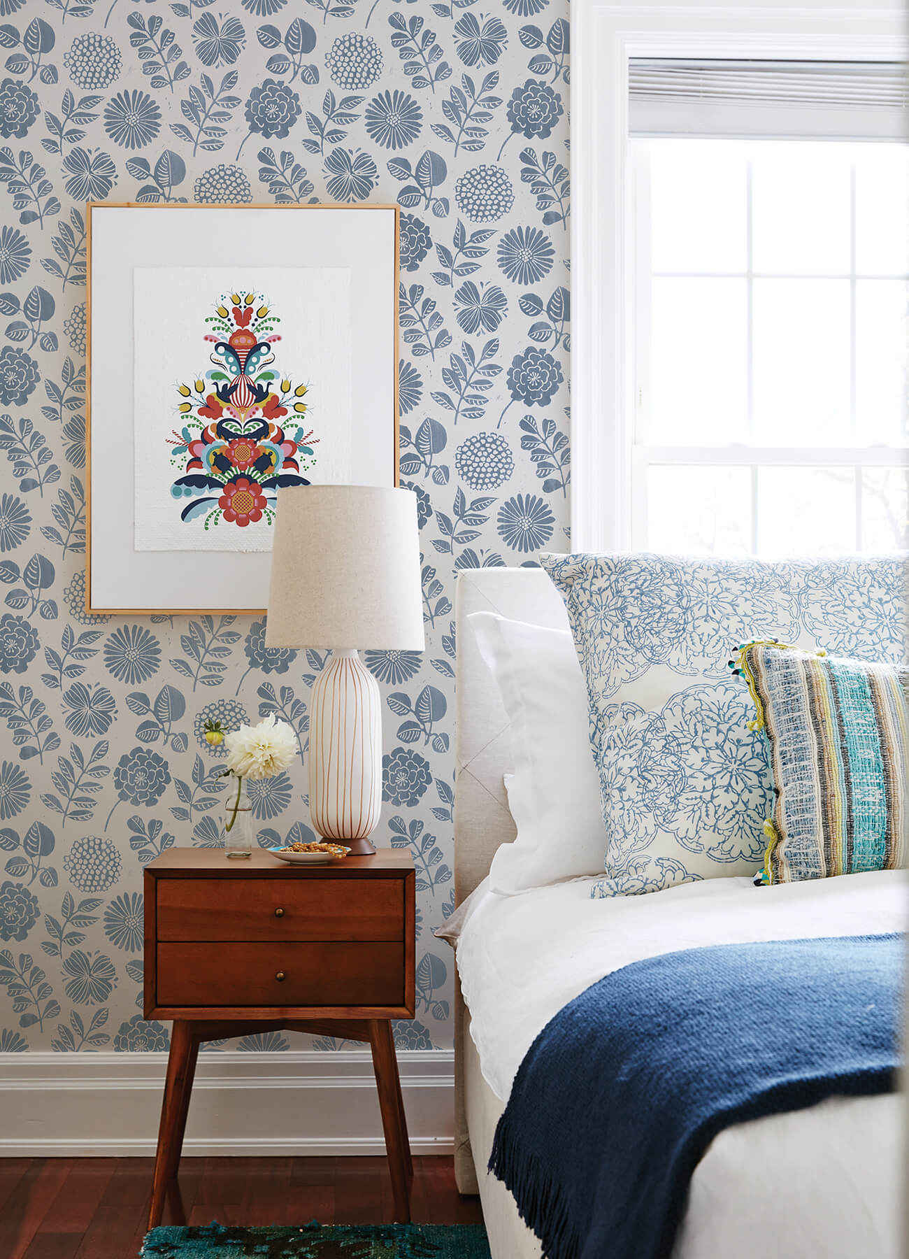 Hannah Inge Floral Print Wallpaper
