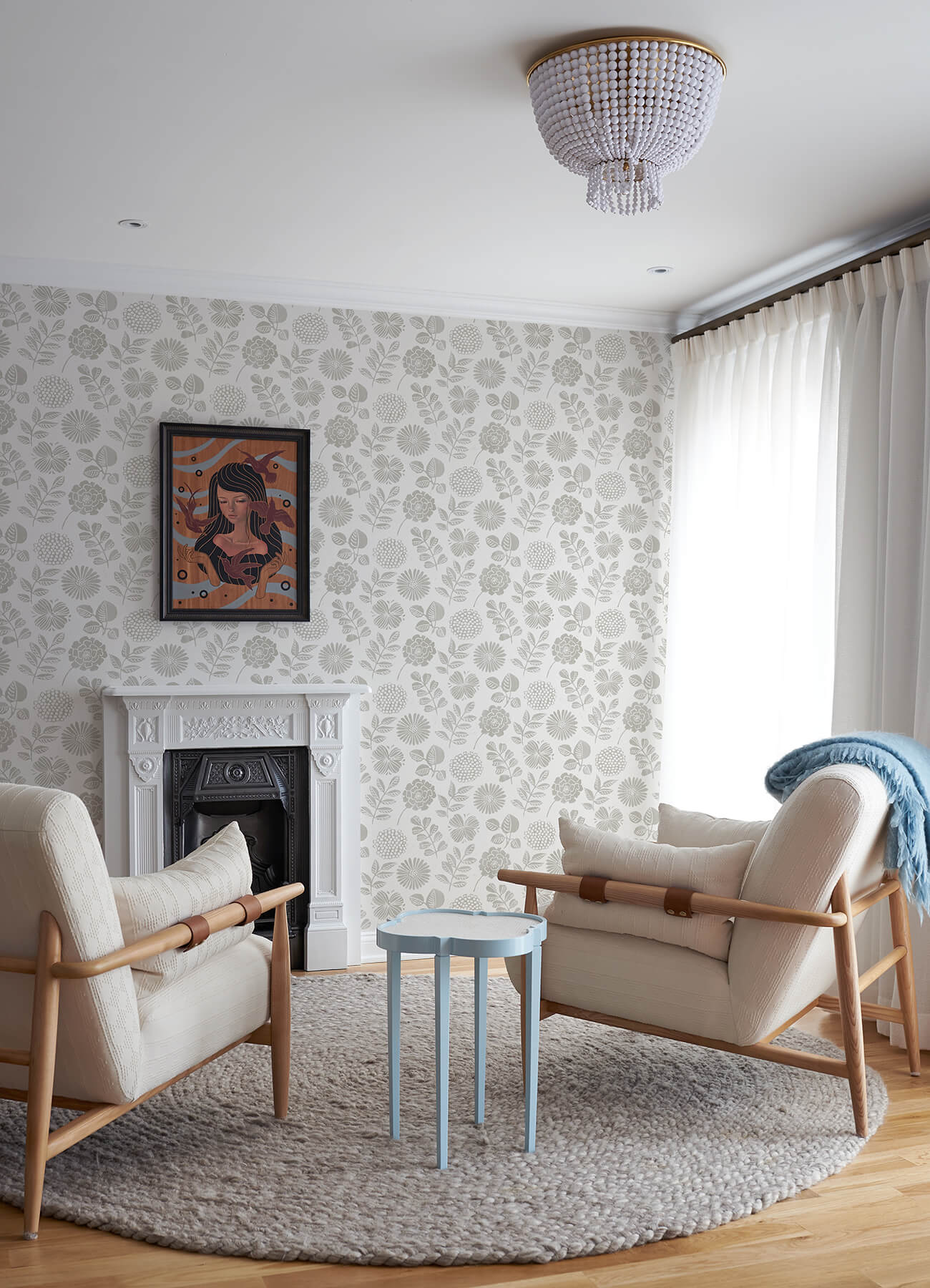 Hannah Inge Floral Print Wallpaper