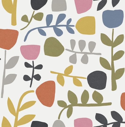 Hannah Juni Abstract Tulips Wallpaper