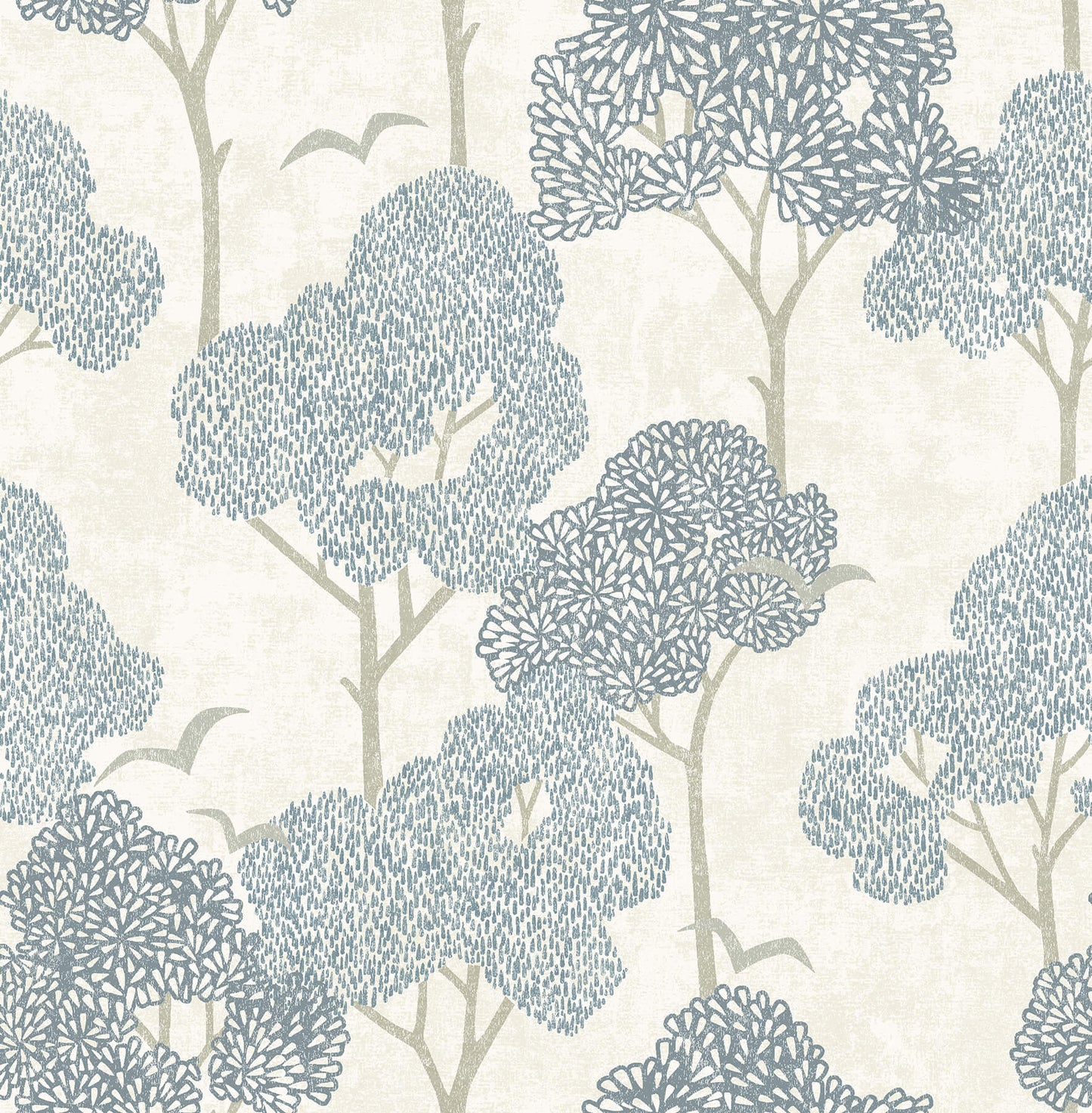 Hannah Lykke Textured Tree Wallpaper