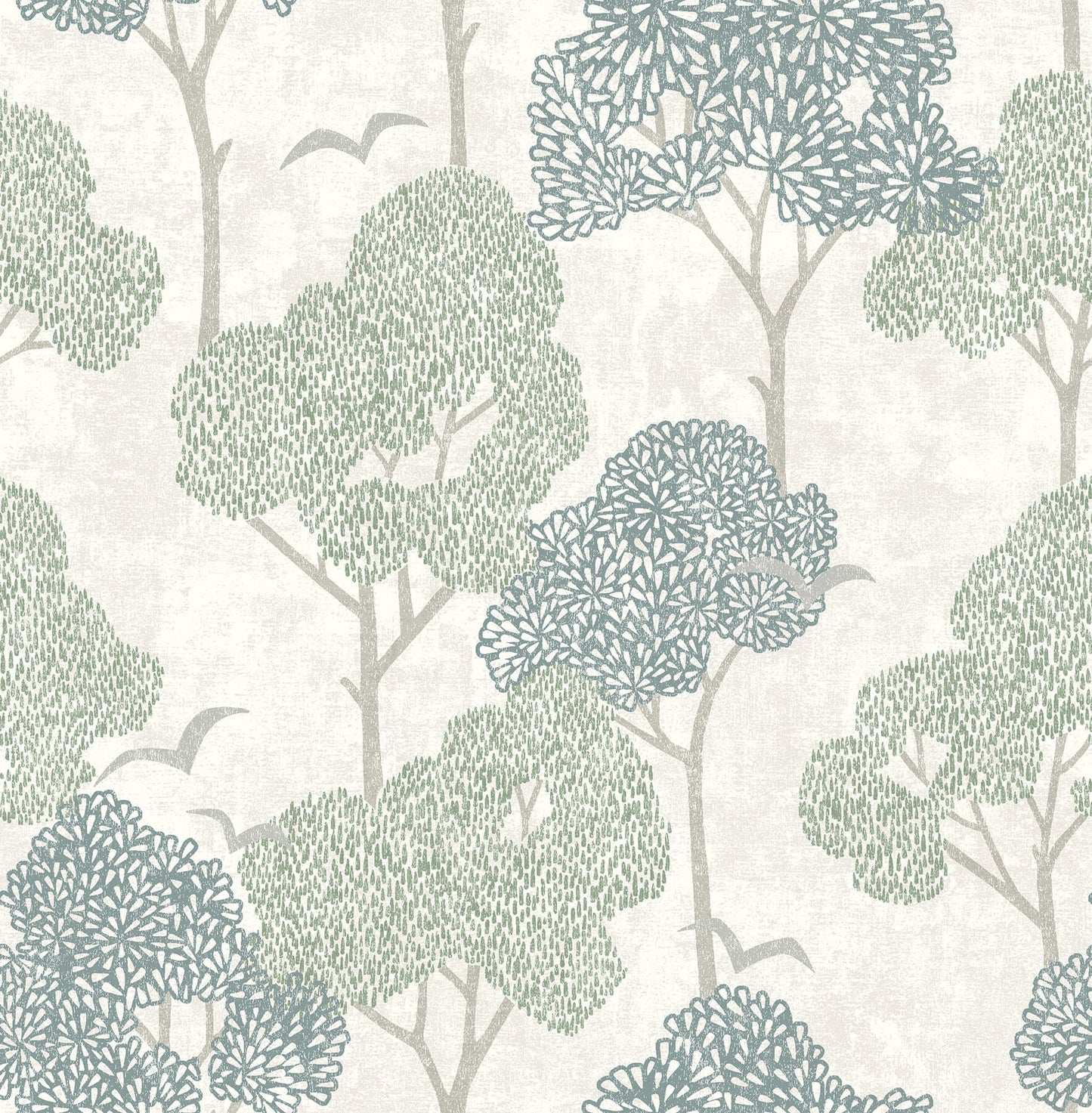 Hannah Lykke Textured Tree Wallpaper
