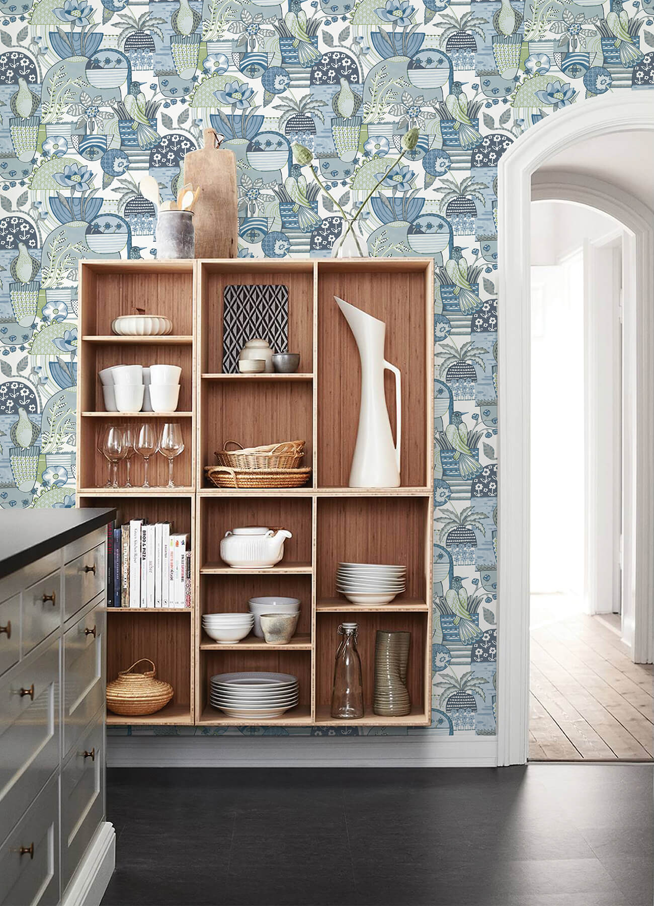 Hannah Fika Blissful Birds & Blooms Wallpaper