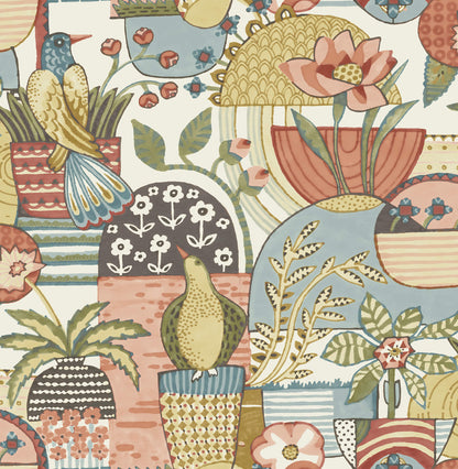 Hannah Fika Blissful Birds & Blooms Wallpaper