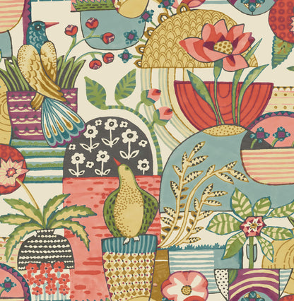 Hannah Fika Blissful Birds & Blooms Wallpaper