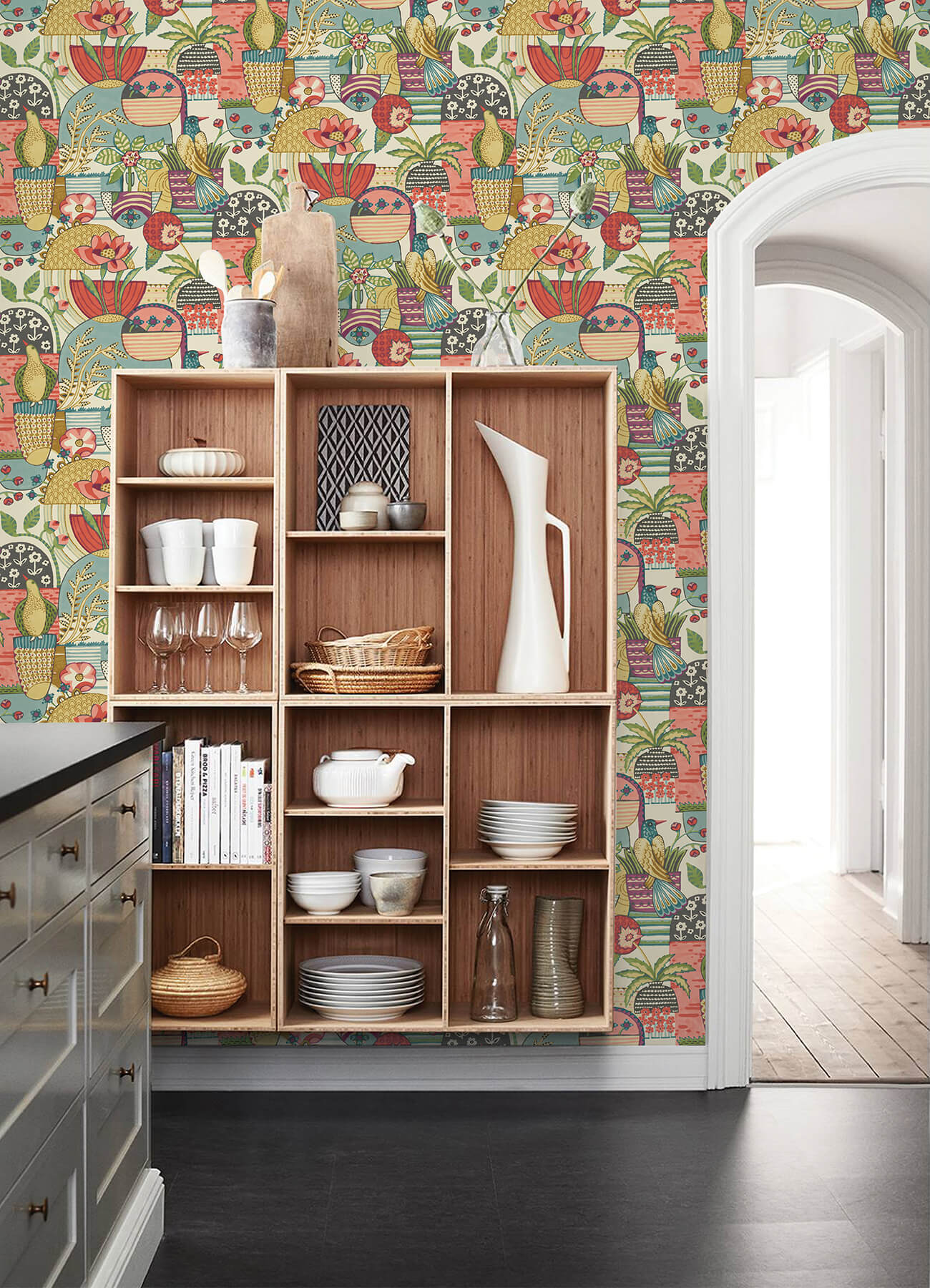Hannah Fika Blissful Birds & Blooms Wallpaper