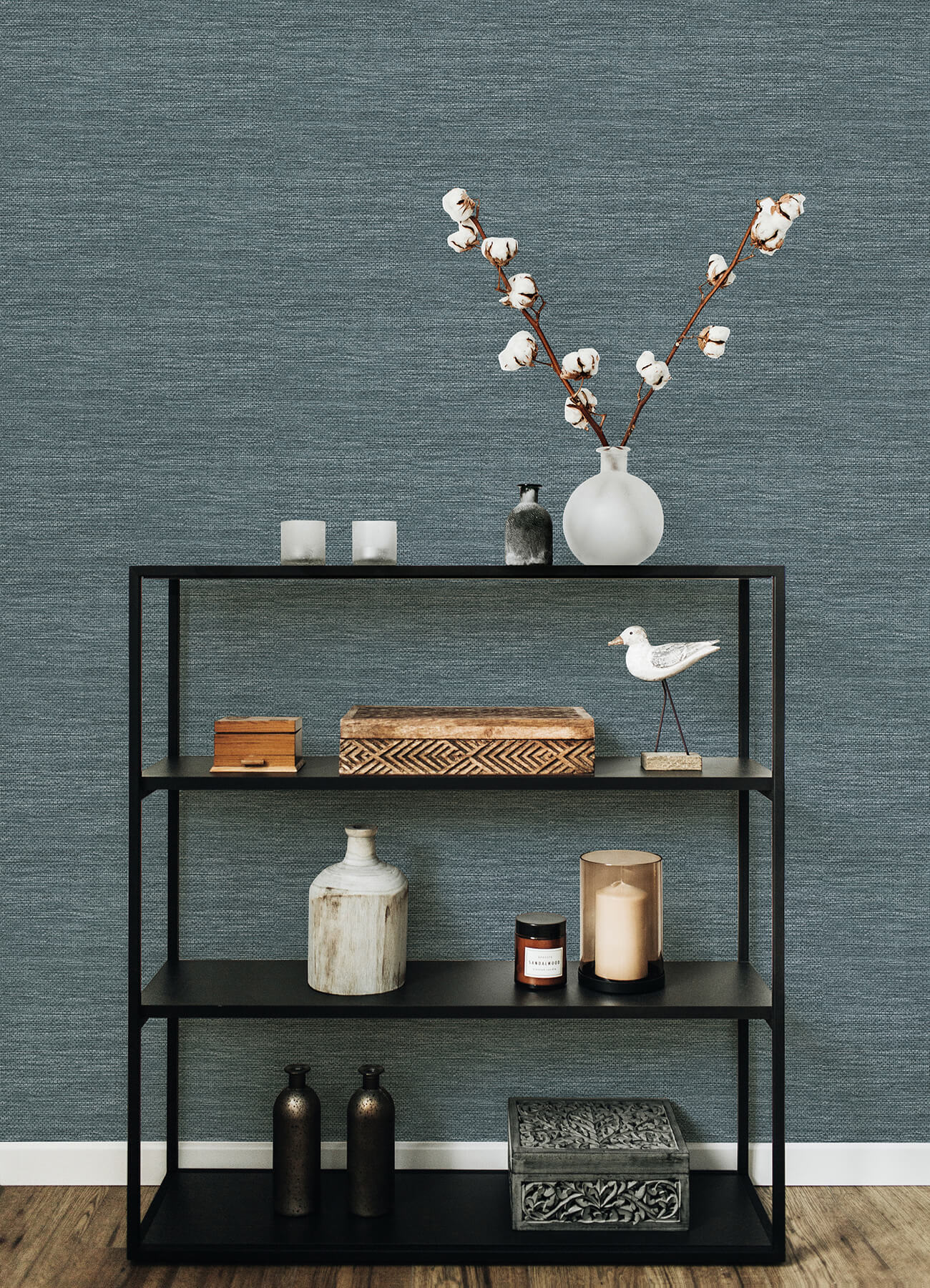 Hannah Malin Faux Grasscloth Wallpaper