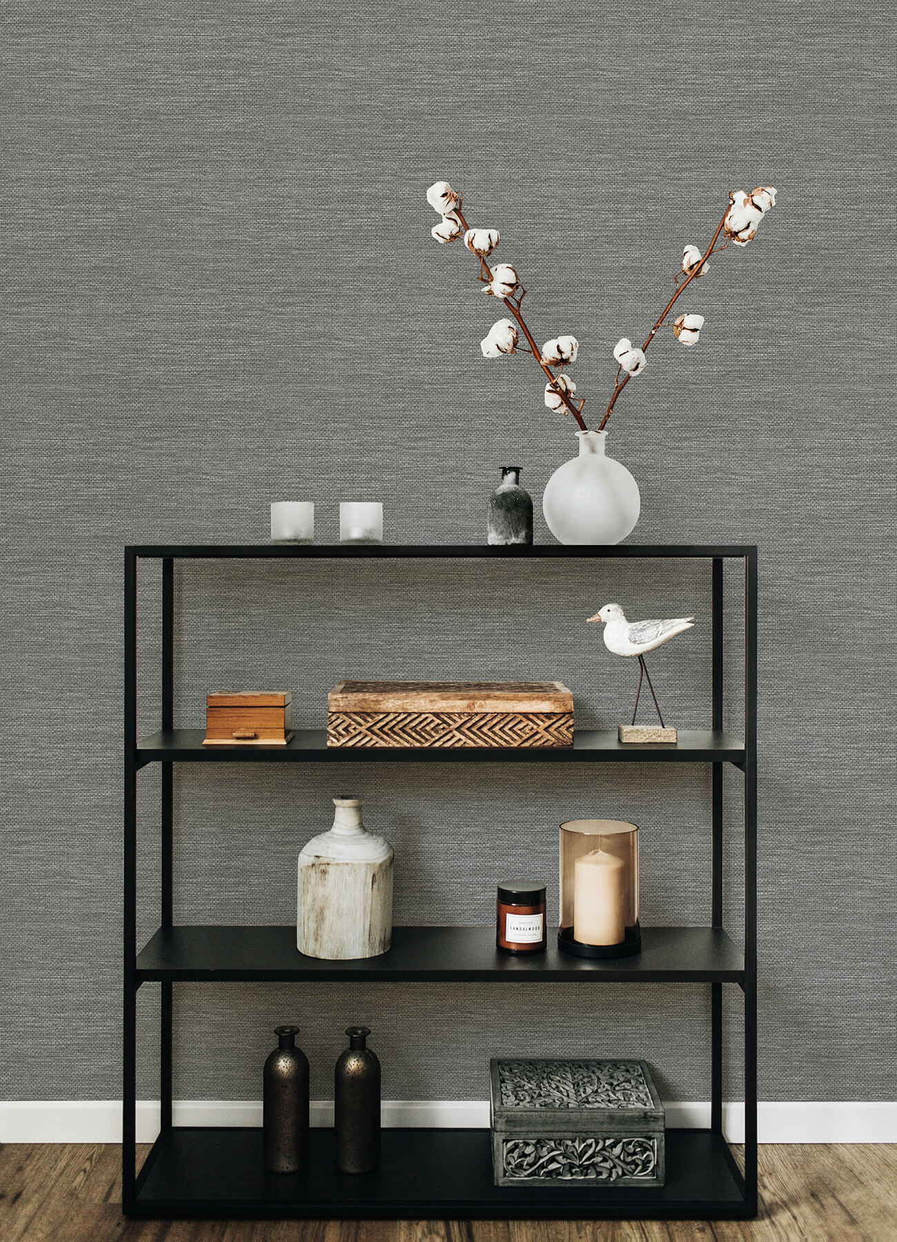 Hannah Malin Faux Grasscloth Wallpaper