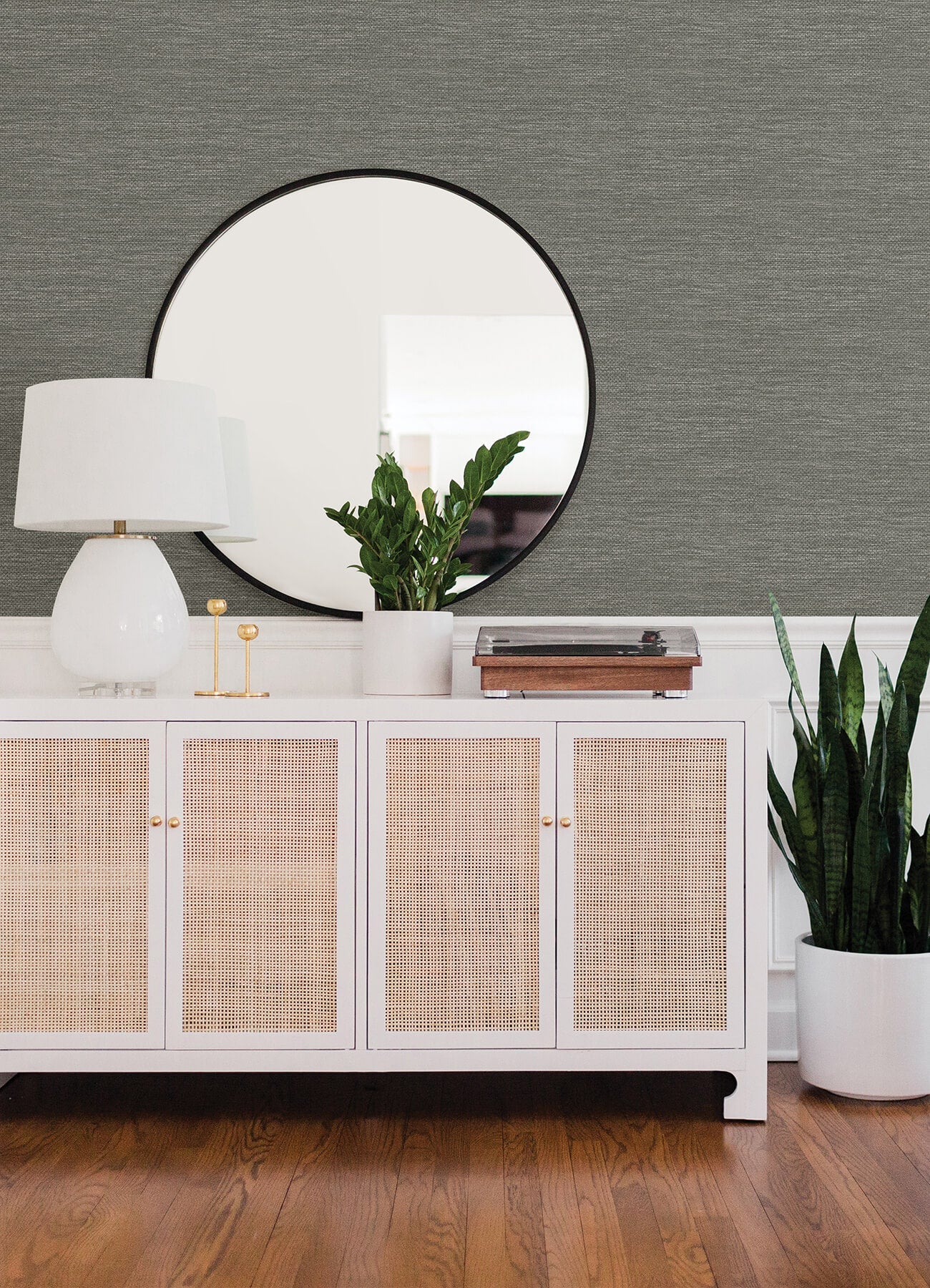 Hannah Malin Faux Grasscloth Wallpaper