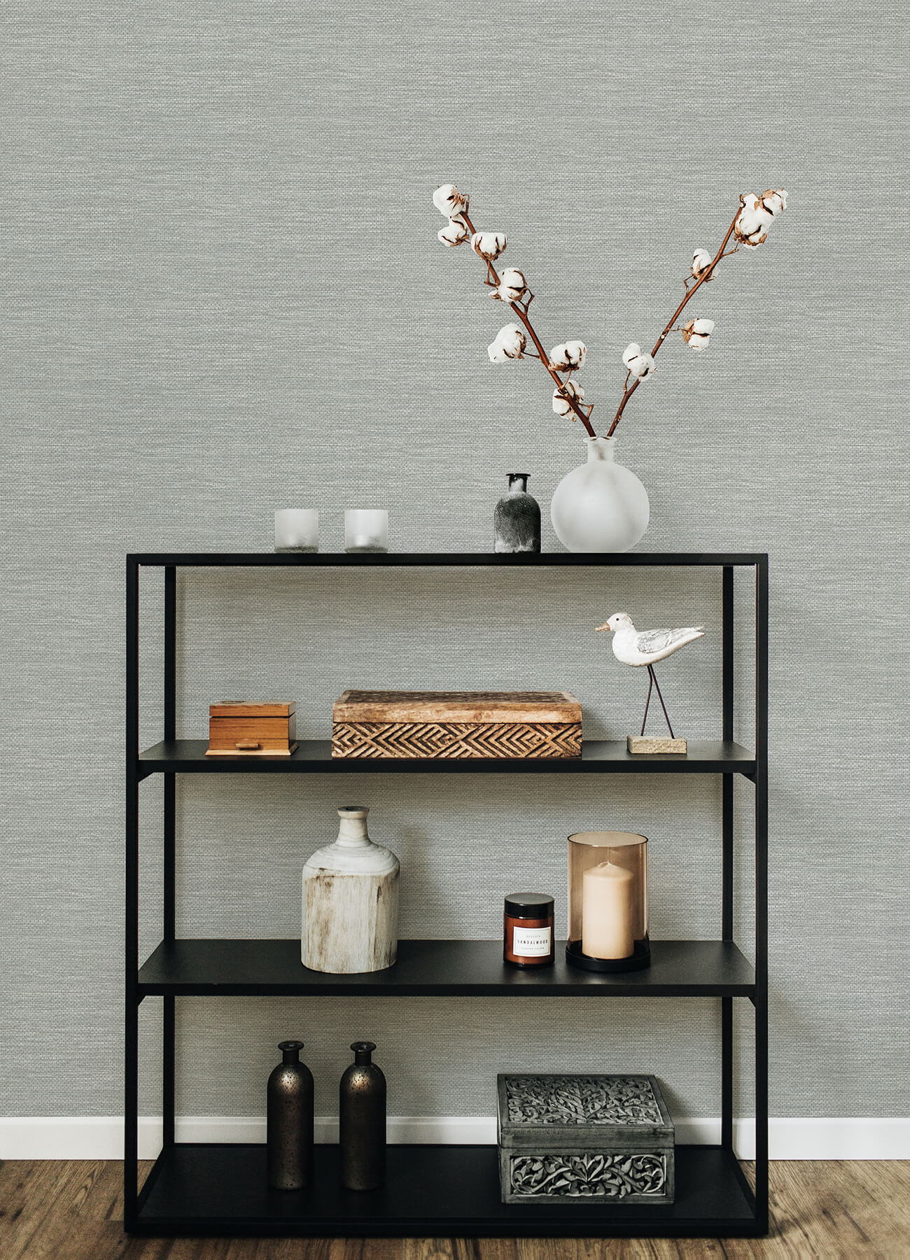 Hannah Malin Faux Grasscloth Wallpaper