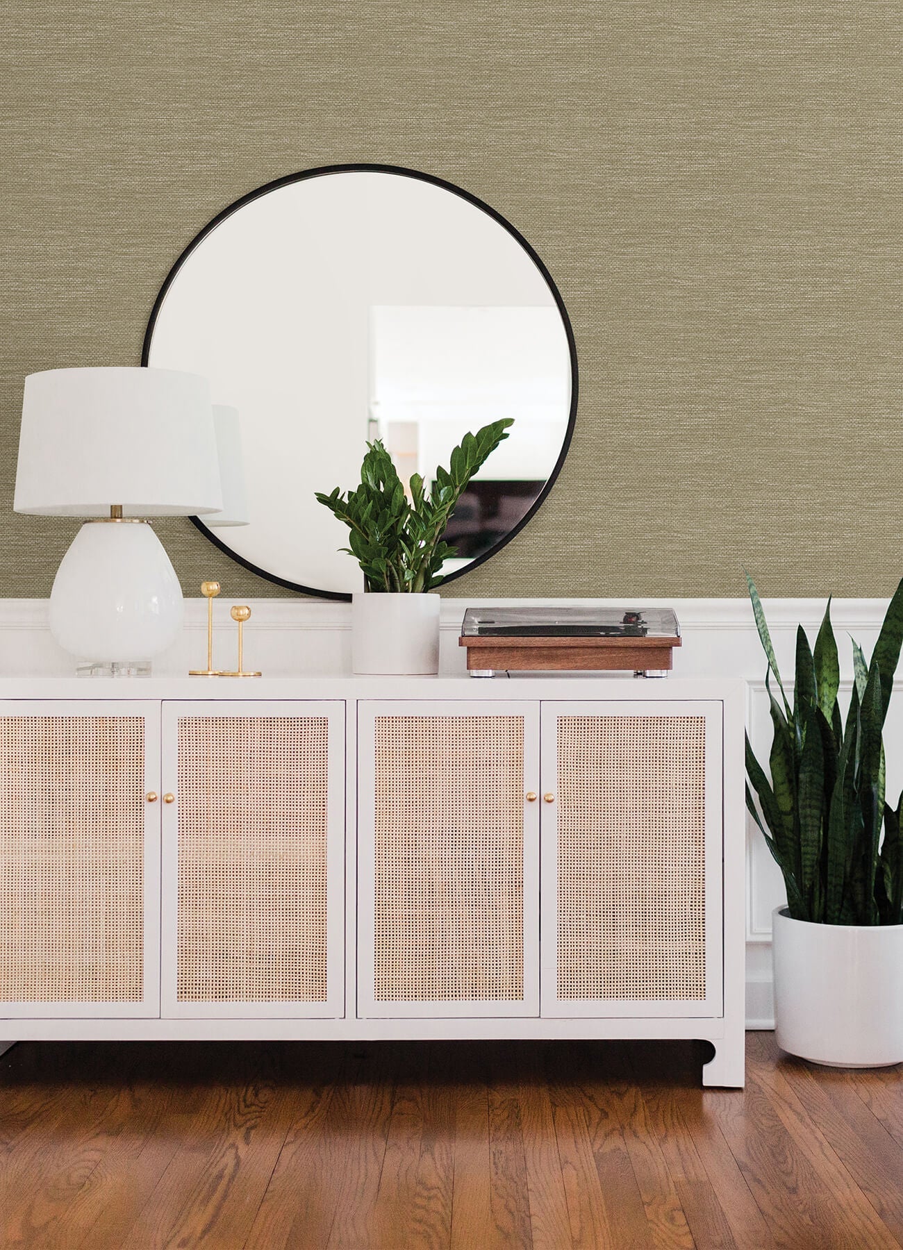 Hannah Malin Faux Grasscloth Wallpaper