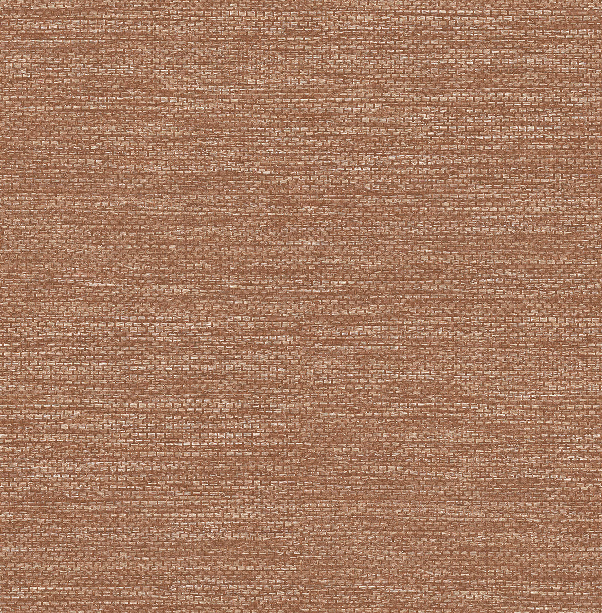 A-Street Prints Hannah Malin Faux Grasscloth Wallpaper - Rust, solid in orange, grey, green