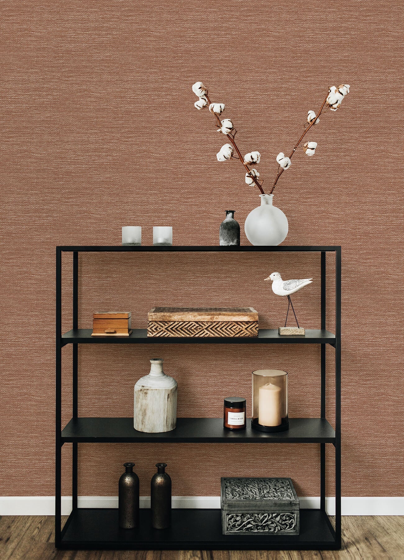 Hannah Malin Faux Grasscloth Wallpaper
