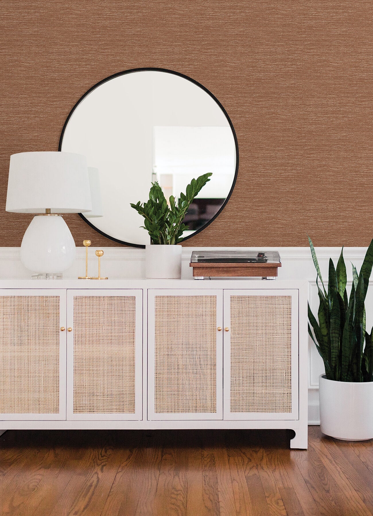 Hannah Malin Faux Grasscloth Wallpaper