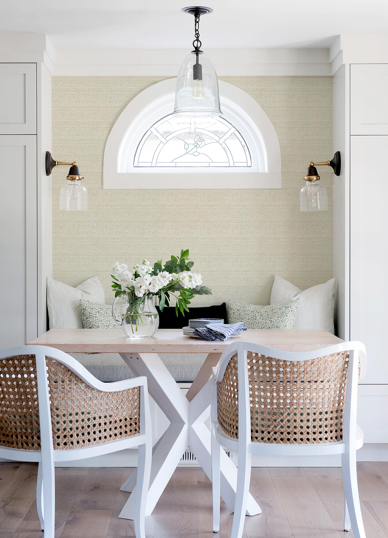 Blue Heron Balantine Weave Wallpaper