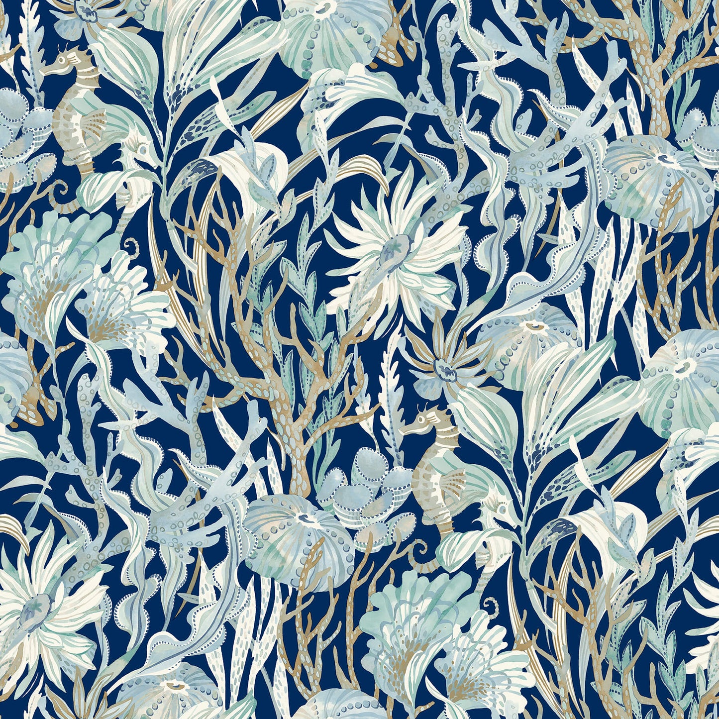 Blue Heron Kelp Garden Tropical Reef Wallpaper