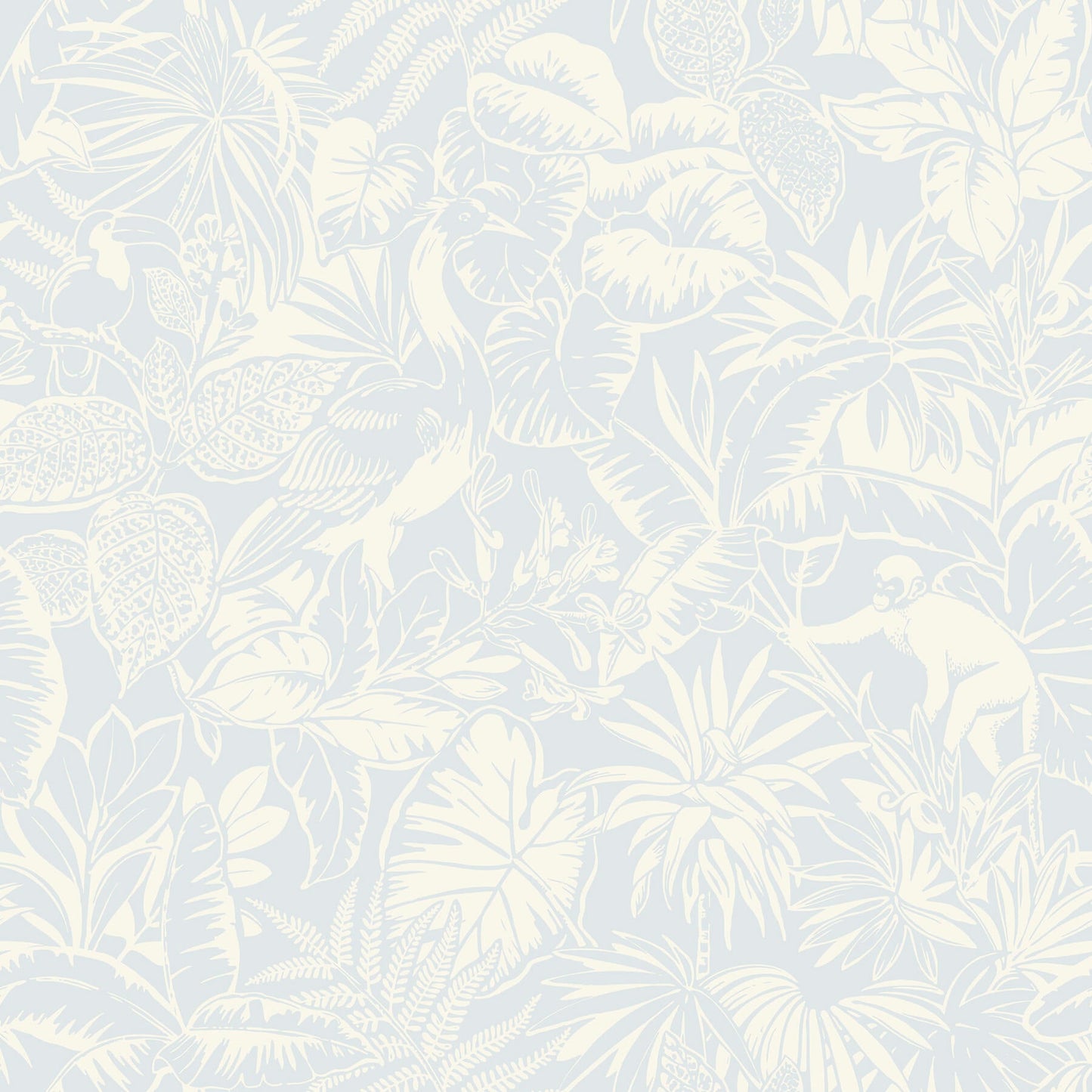 Blue Heron Corcovado Jungle Jamboree Wallpaper