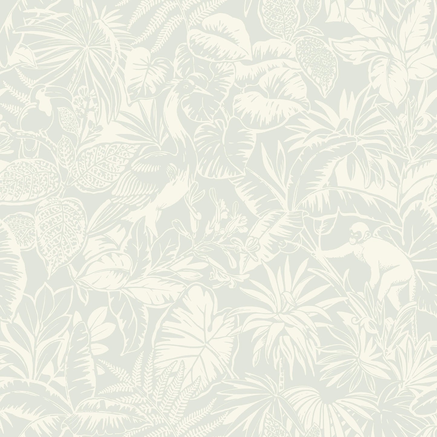 Blue Heron Corcovado Jungle Jamboree Wallpaper