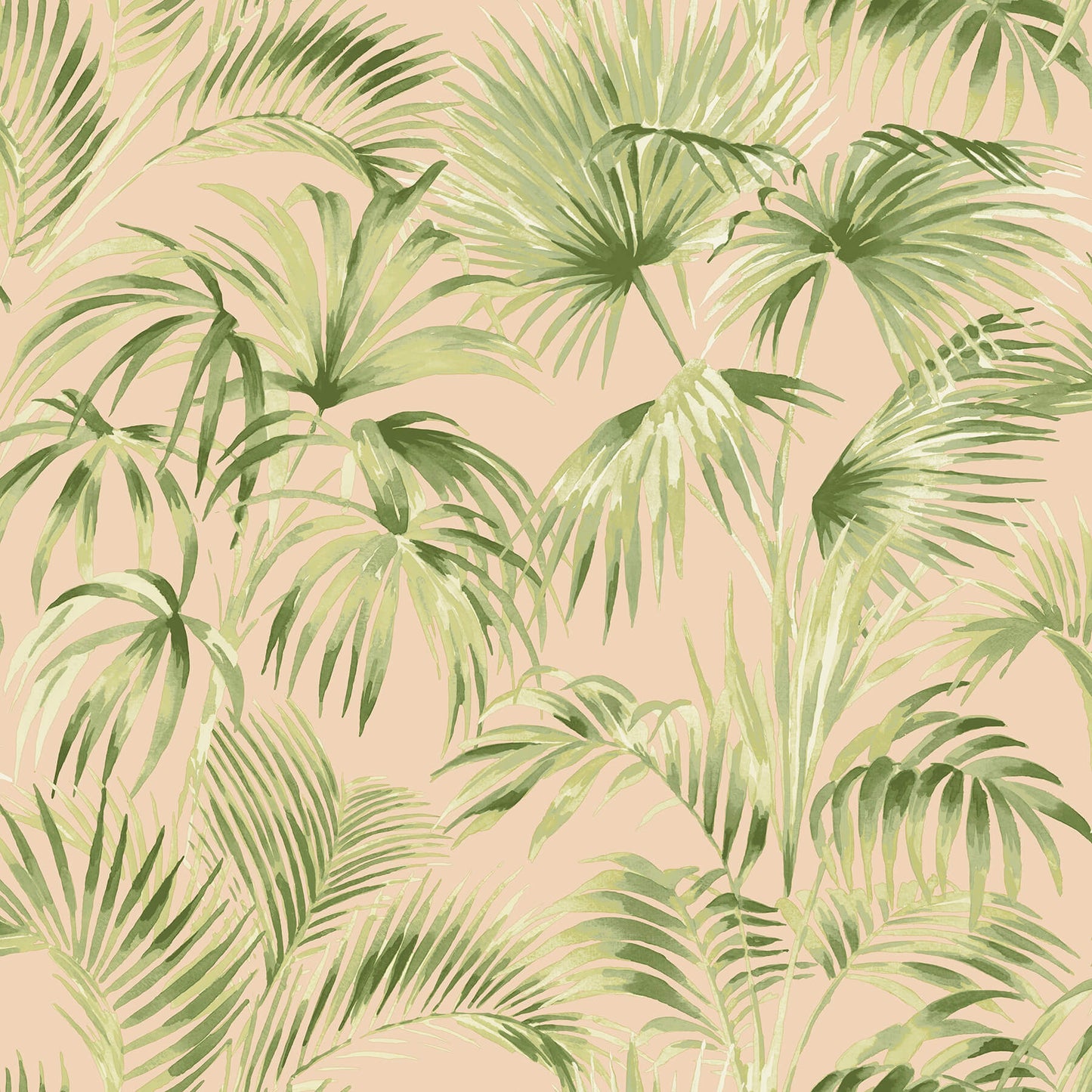 Blue Heron Manaus Palm Frond Wallpaper