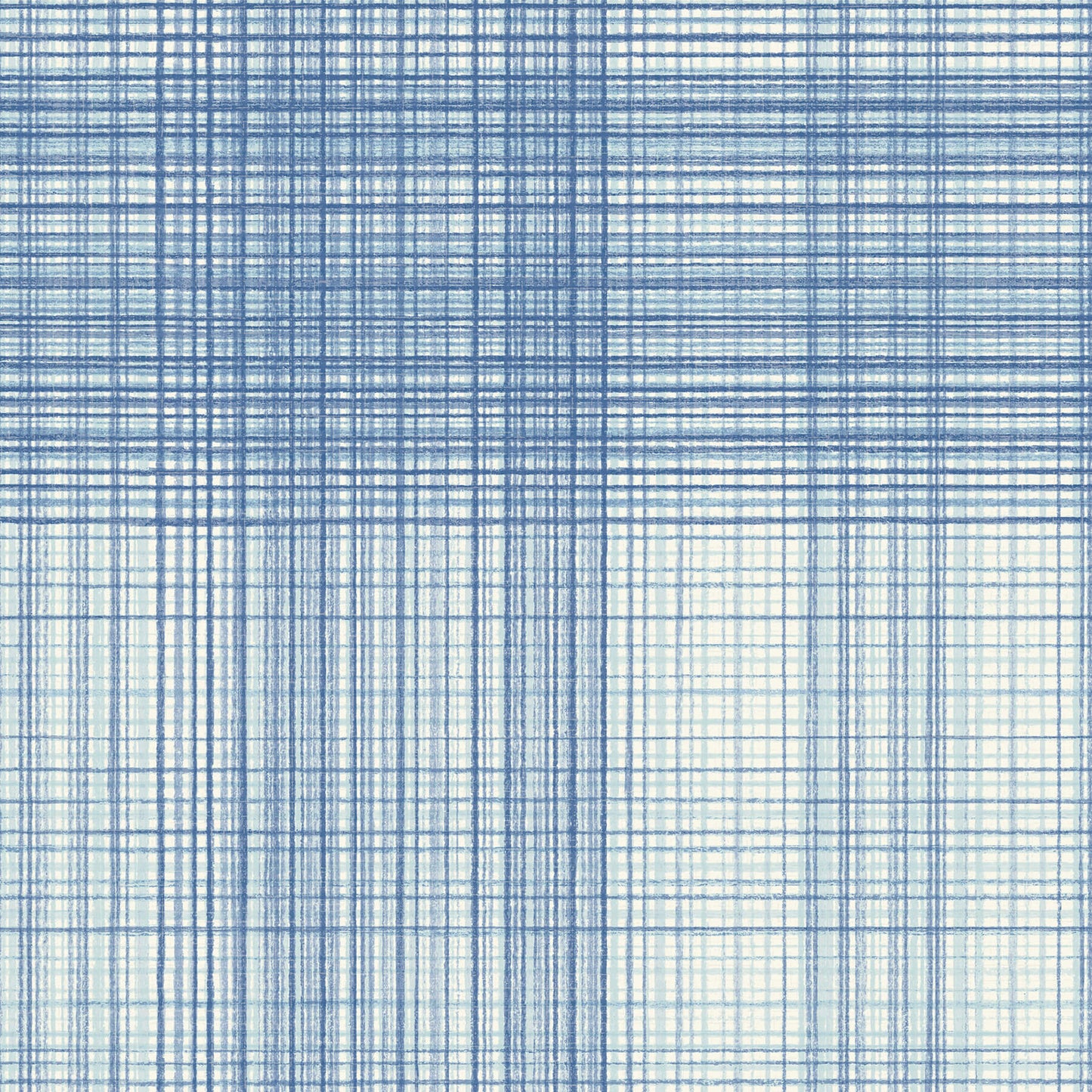 Blue Heron Madras Plaid Wallpaper