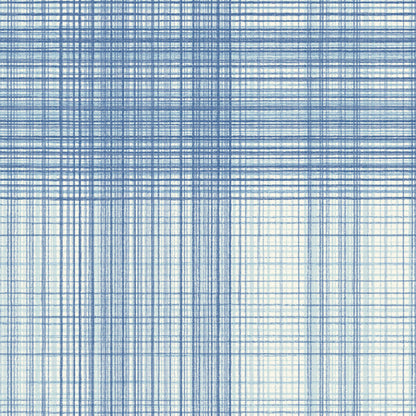 Blue Heron Madras Plaid Wallpaper