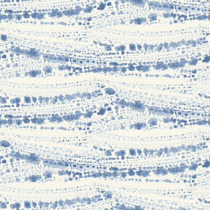 Blue Heron Rannell Abstract Scallop Wallpaper