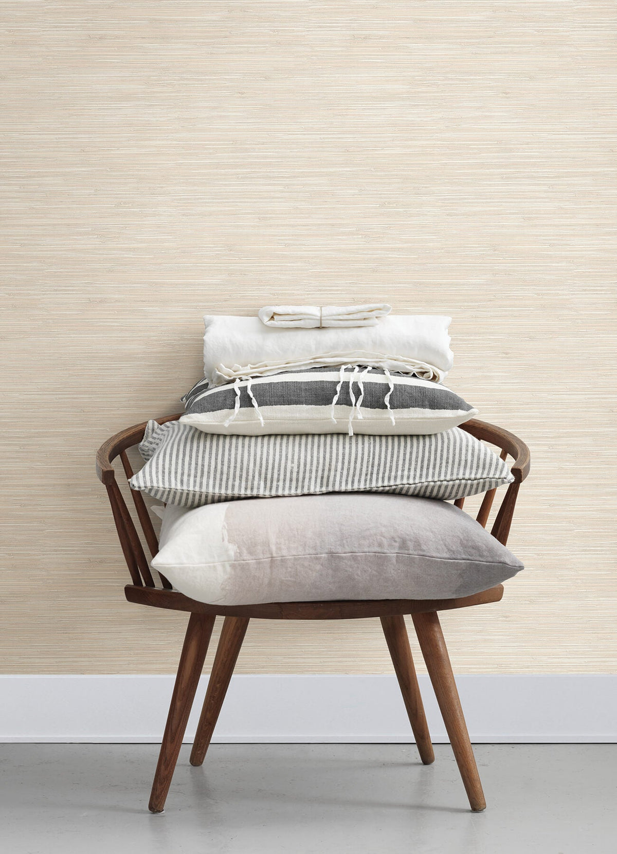 Chesapeake Blue Heron Grassweave Faux Grasscloth Wallpaper, solid