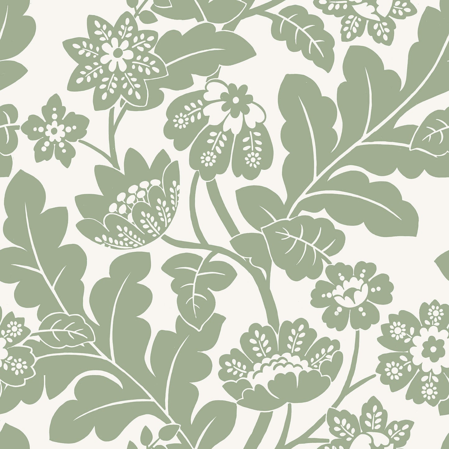 Georgia Augusta Flock Wallpaper