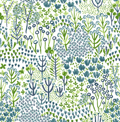 Happy Chilton Wildflowers Wallpaper