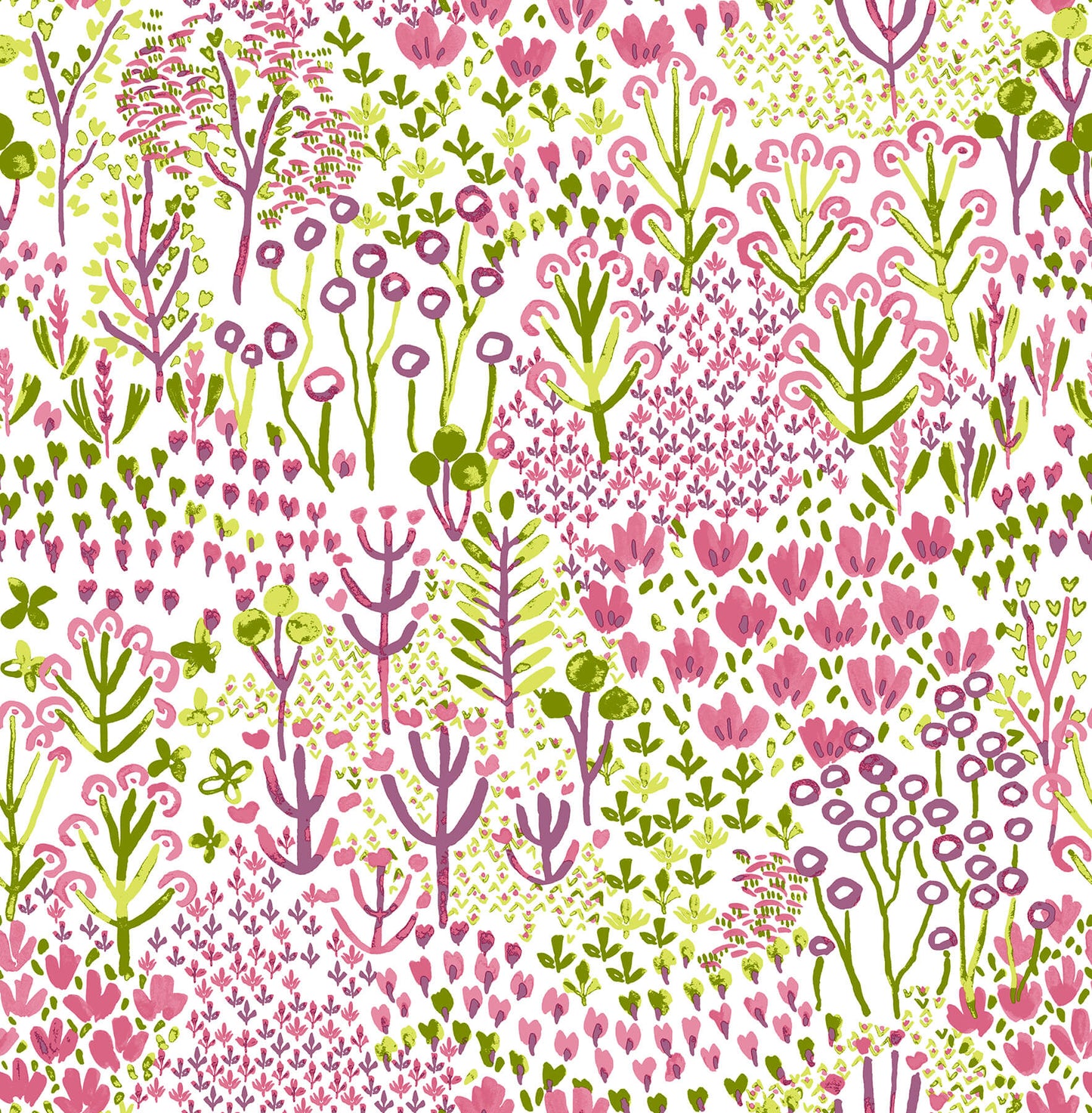 Happy Chilton Wildflowers Wallpaper