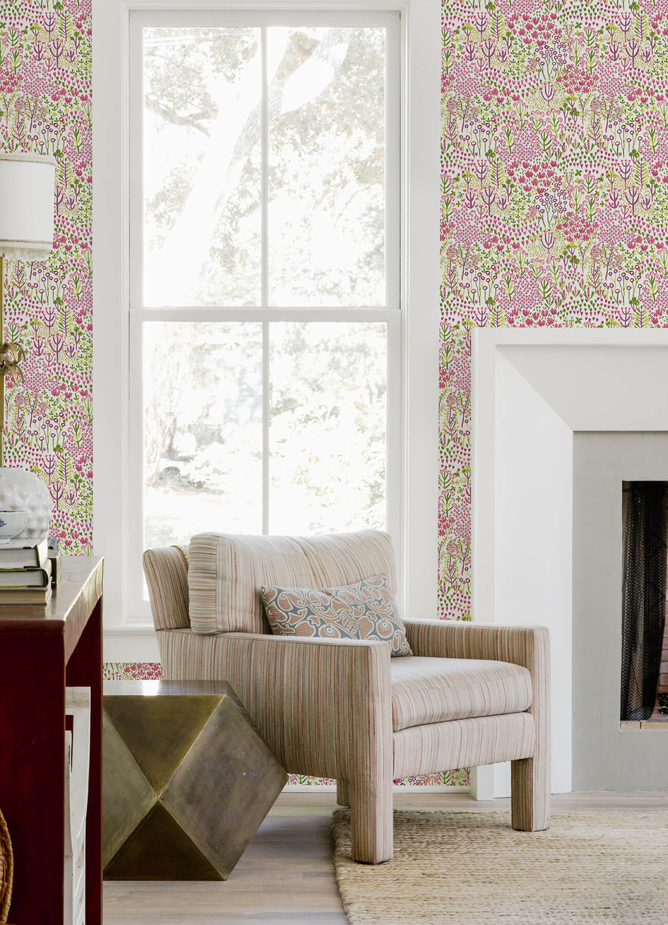 Happy Chilton Wildflowers Wallpaper