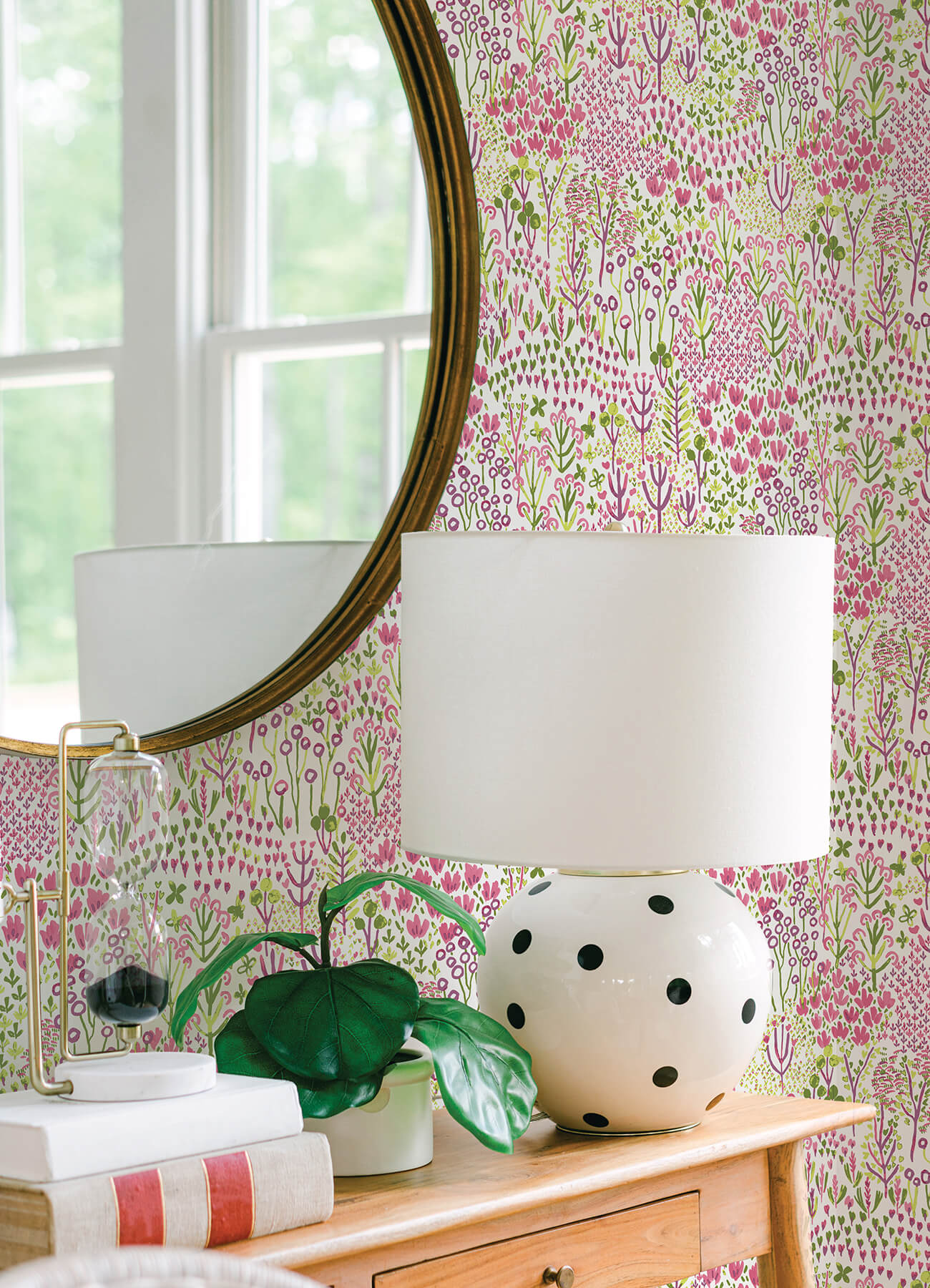 Happy Chilton Wildflowers Wallpaper
