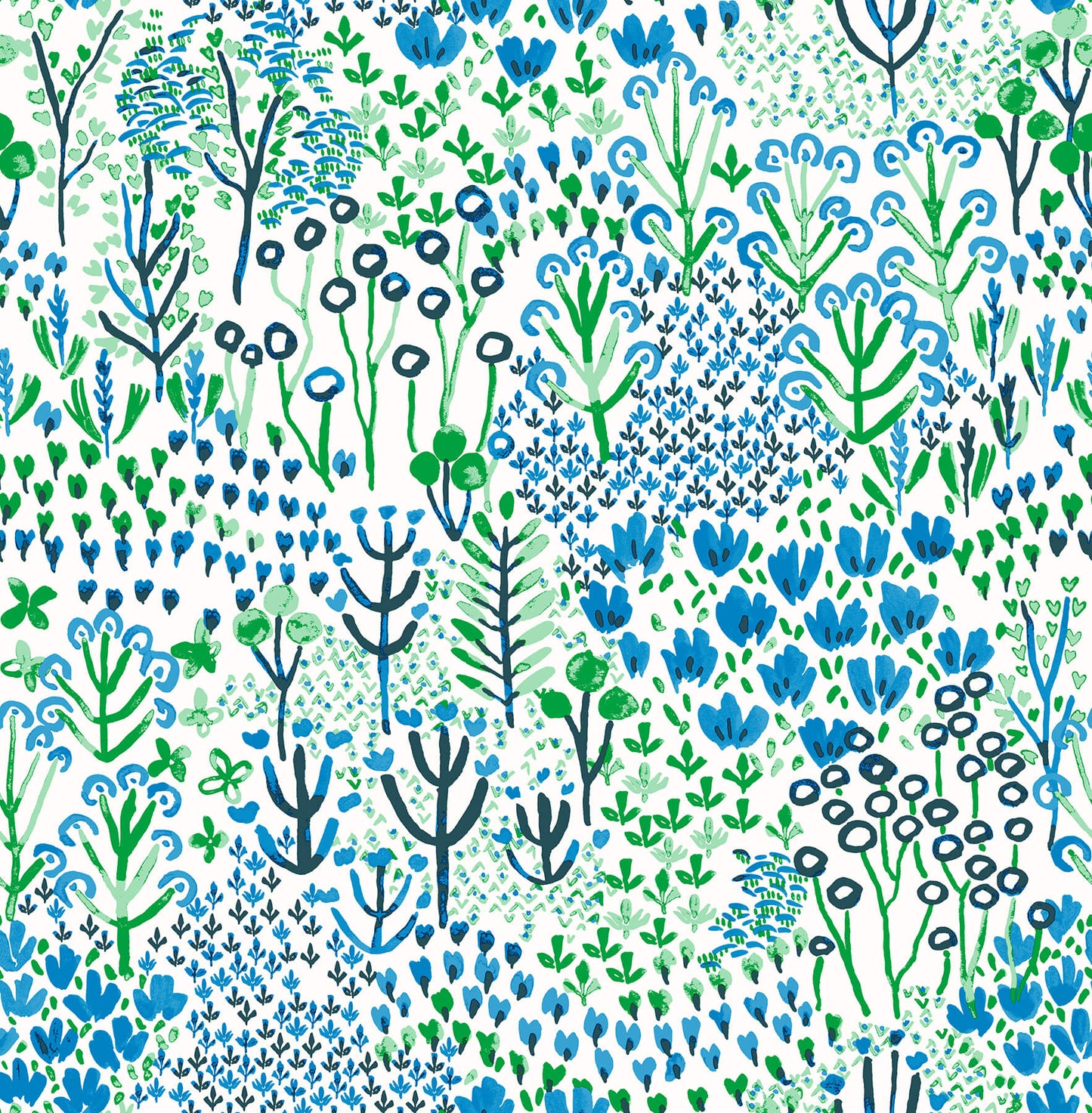 Happy Chilton Wildflowers Wallpaper