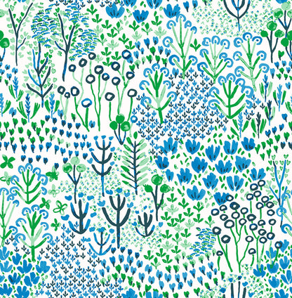 Happy Chilton Wildflowers Wallpaper