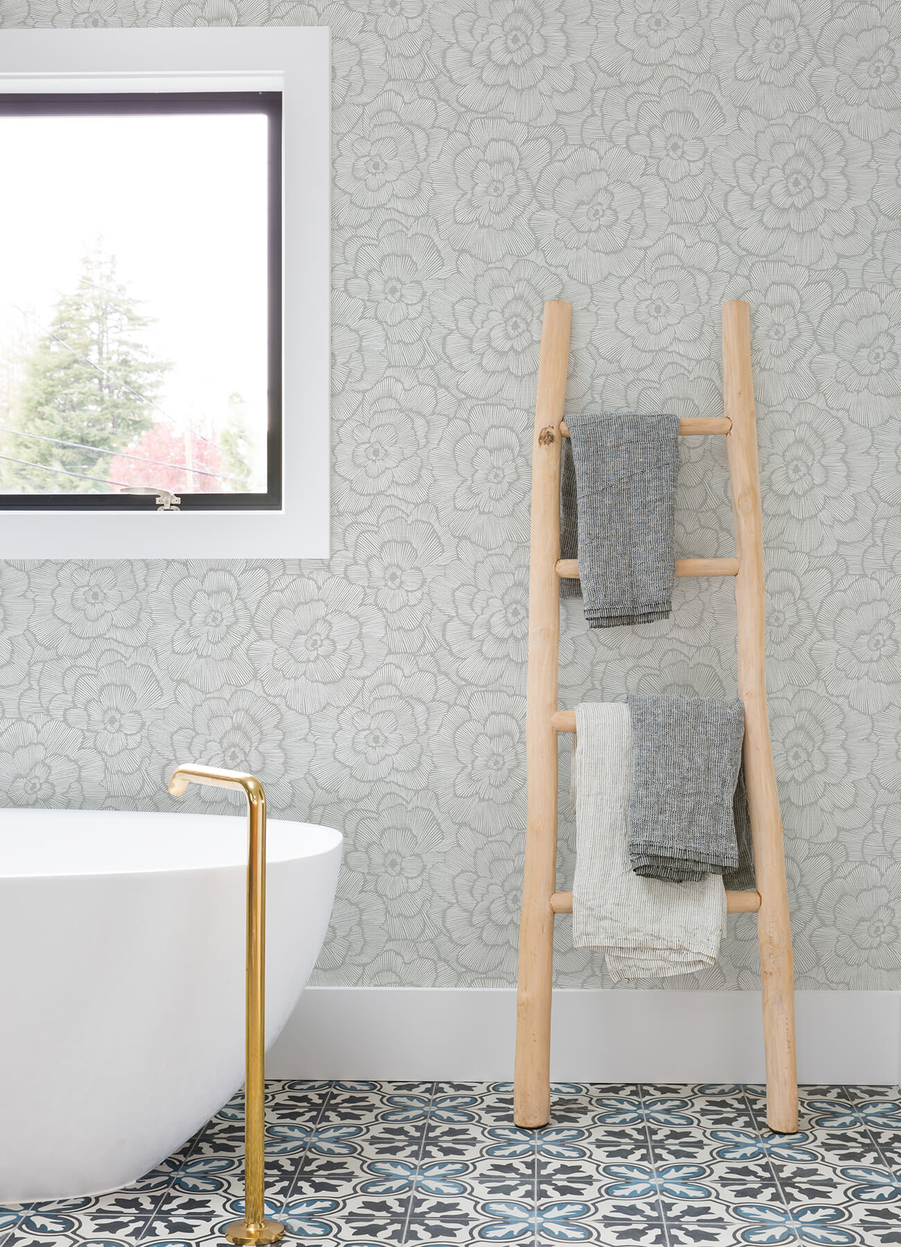 Middleton Periwinkle Wallpaper