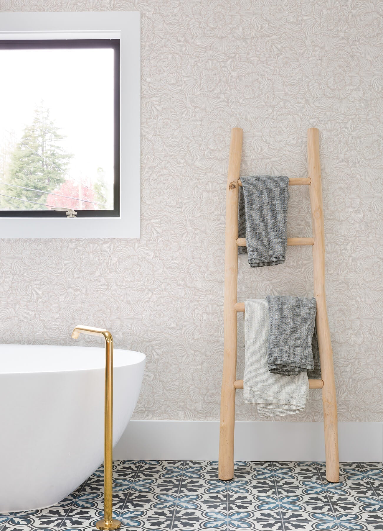 Middleton Periwinkle Wallpaper