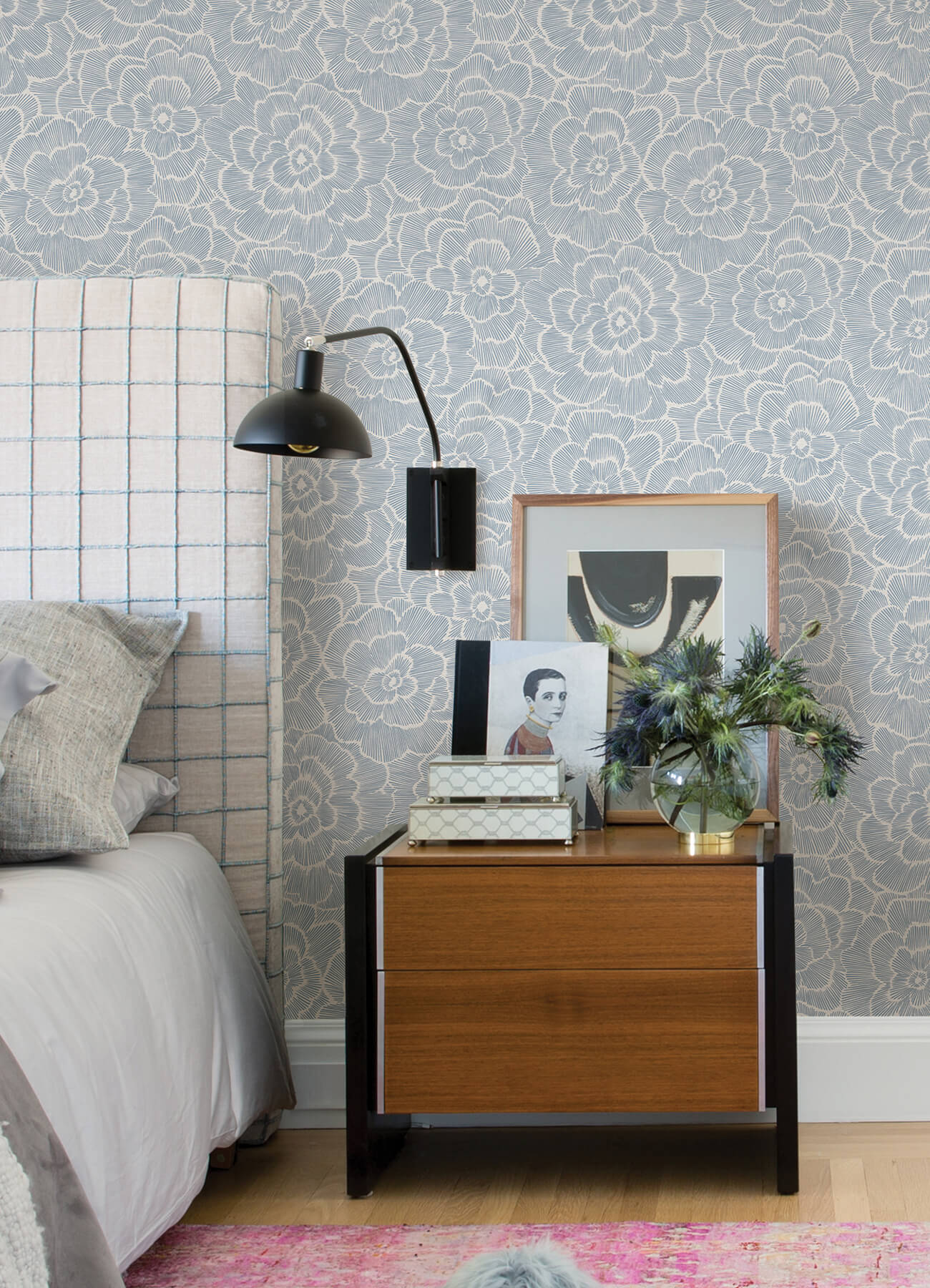 Middleton Periwinkle Wallpaper