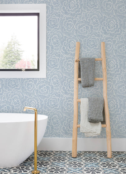 Middleton Periwinkle Wallpaper