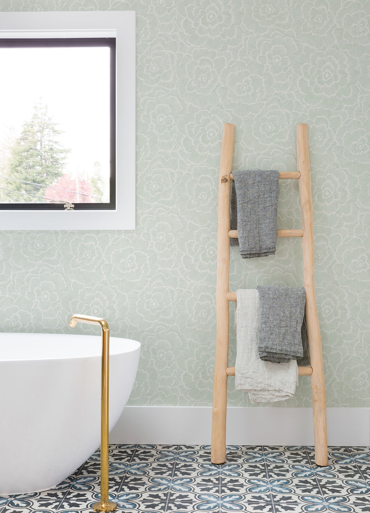Middleton Periwinkle Wallpaper