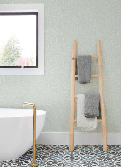 Middleton Periwinkle Wallpaper
